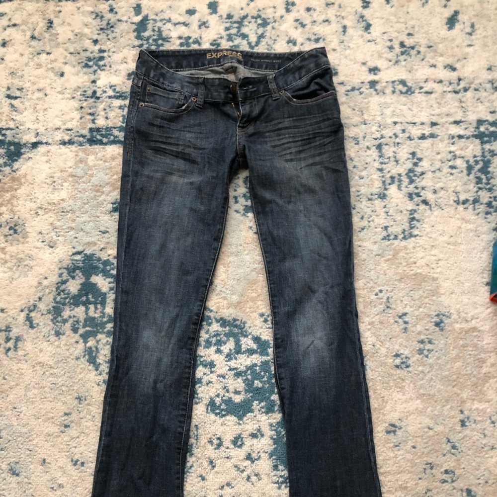 Express boot cut jeans size 4 long